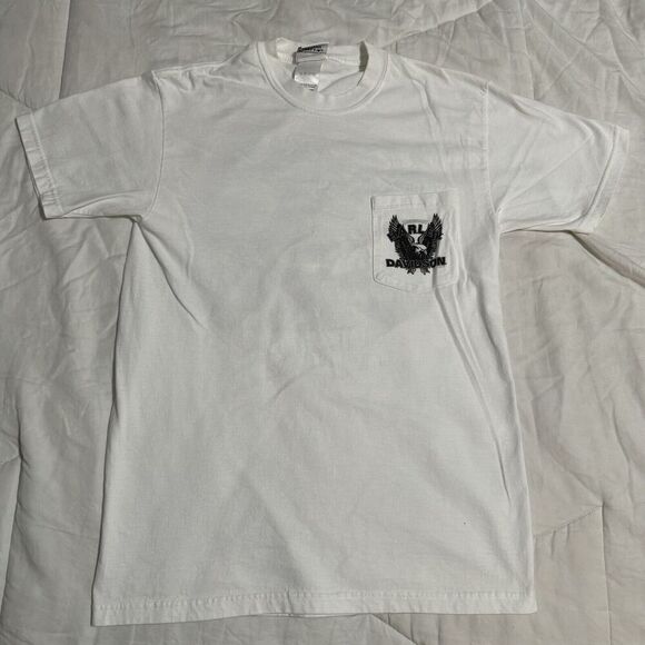 Harley Davidson Crete Illinois ‘08 Double Sided Pocket T-Shirt Men’s Medium - Picture 1 of 8